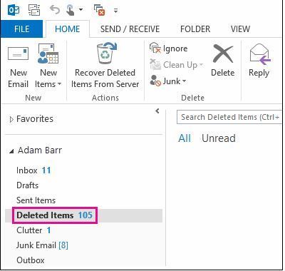 in outlook for mac how do i retrieve deleted drafts
